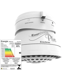 Chuveiro Enerducha Up 4 Temperaturas Branco 6800W 220V 3202-E/B5 - Enerbras