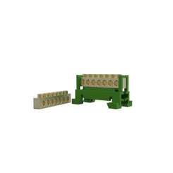 Barra de Terra Verde 16mm 7 Furos SBTN-E7T - Enerbras