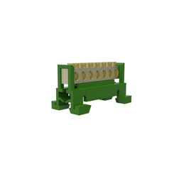 Barra de Terra Verde 16mm 7 Furos SBTN-E7T - Enerbras
