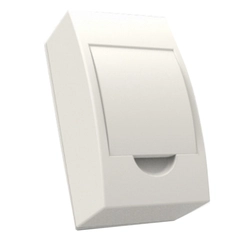 Centro de Distribuição PVC Branco Sobrepor 4 Din QD-EB4/S - Enerbras