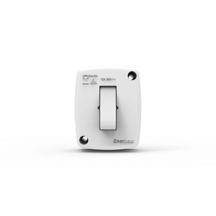 Interruptor Simples Sobrepor Branco 0051-ESB - Enerbras