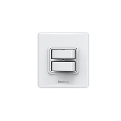 Conjunto 2 Interruptores Simples Sistema X 307-ES/CP - Enerbras