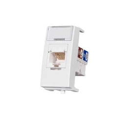 Módulo Sleek Tomada Rede RJ45 Cat6 Branco 15760 - Margirius