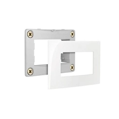 Placa Sleek 1 Posto com Suporte para Móvel Branco 15787 - Margirius