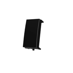 Módulo Sleek Clean Cego com 2 Unidades Preto Fosco Ebony 16504 - Margirius