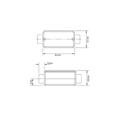 Condulete S/Rosca Tipo C 3/4 C/Tampa 56101/092 - Tramontina