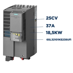 Inversor 18,5kW 380V 37A 6SL3210-1KE23-8UF1 - Siemens