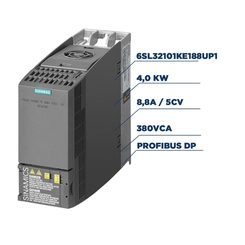 Inversor 4kW 380V 8,8A 6SL3210-1KE18-8UP1 - Siemens