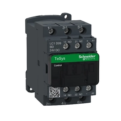 Contator 9A 24VCC 1NA+1NF LC1D09BD - Schneider Electric