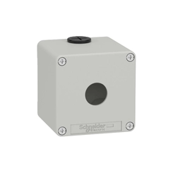 Botoeira Metálica Cinza 1 Furo 22mm XAPD1501 - Schneider Electric