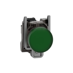 Sinalizador Modular Metálico 22mm LED Verde 240V XB4BVM3 - Schneider Electric