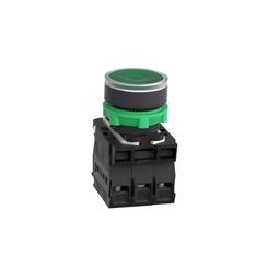 Botão Luminoso c/LED 24VCA Verde 1NA+1NF XB5AW33B5 - Schneider Electric
