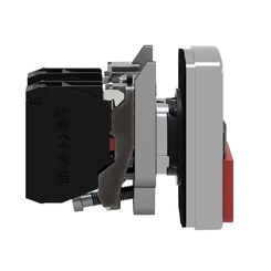 Botão Duplo Iluminado Metálico 1NA+1NF XB4BL73415 - Schneider Electric
