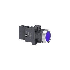 Botão Lumin. 24VCA/CC Azul NA+NF LED XA2EW36B1 - Schneider Electric