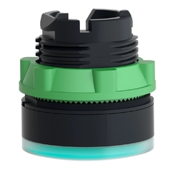 Cabeçote p/ Botão 22mm Luminoso Verde BA9S ZB5AW333 - Schneider Electric