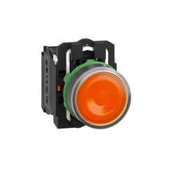 Botão Lumin. 24VCC Amarelo XB5AW35B5 - Schneider Electric