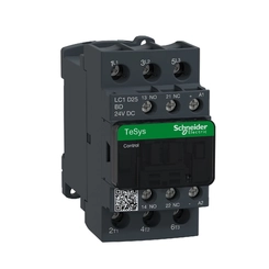 Contator LC1D25BD 25A 24VCC 1NA+1NF - Schneider Electric