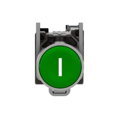 Botão 22mm Metálico a Impulso com Marca XB4BA3311 - Schneider Electric