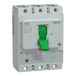 Disjuntor Trifásico Caixa Moldada Ajustável 800A 50kA 415V C080N320FM - Schneider Electric