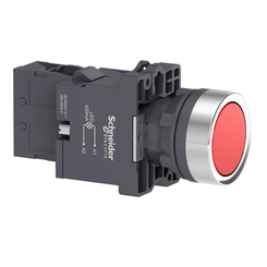 Botão Luminoso Vermelho 1NA 220-230VAC XA2EW34M1 - Schneider Electric