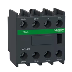 Contato Auxiliar Instantâneo Frontal 2NA+2NF LAEN22 - Schneider Electric