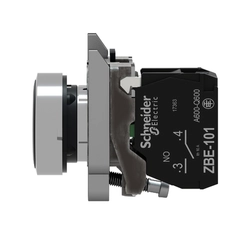 Botão 22mm Metálico a Impulso 1NA Seta Preto XB4BA3351 - Schneider Electric