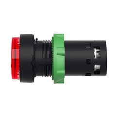 Botão Impulso 1NA Iluminado Vermelho 24VCC/CA c/ LED IP65 XB7NW34B2 - Schneider Electric