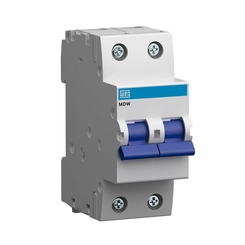 Disjuntor DIN Bifásico Curva C 32A 3kA MDW-C32-2 10076439 - WEG