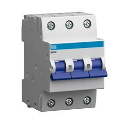 Disjuntor DIN 3P 100A Curva C MDW-C100-3 10075747 - WEG