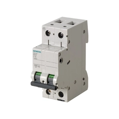 Disjuntor DIN 2P 4A Curva C 5SL6204-7MB - Siemens