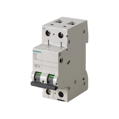 Disjuntor DIN 2P 4A Curva C 5SL6204-7MB - Siemens