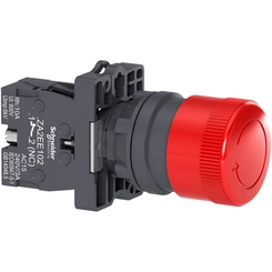 Botão Emergência 30mm 1NF XA2ES442 - Schneider Electric