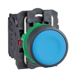 Botão Impulso 1NA+1NF Azul XB5AA65 - Schneider Electric