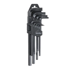 Jogo Chave Allen 1,5-10mm 9un CRV - Vonder