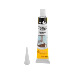 Cola Silicone Acético Incolor 50g - Vonder