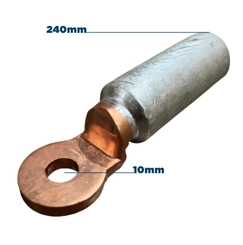 Terminal Bimetálico Tubular 240mm 260 - Multimarcas