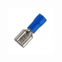 Terminal Fêmea Pré-Isol 1,5-2,5mm Azul FDD2-250 - Eletrokit