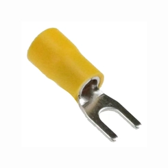 Terminal Garfo 4-6mm Amarelo 5mm SV5.5-5 - Eletrokit