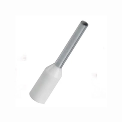 Terminal Ilhós Simples 0,5mm Branco 8mm E0508 - Eletrokit