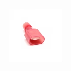 Terminal Macho Pré-Isol 0,5-1,5mm Vermelho MDD1.25-250 - Eletrokit