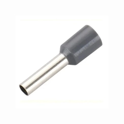 Terminal Ilhós Simples 4mm Cinza 10mm E4010 - Eletrokit
