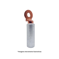 Terminal Bimetálico Tubular 16mm Furo 8 122635 - Intelli