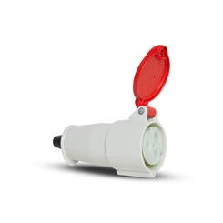 Acoplamento 2P+T  32A 380V 9H Vm  Ip-44    N-3259