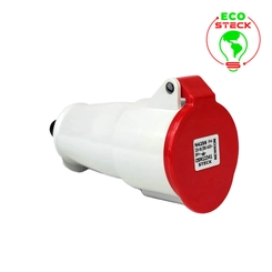 Acoplamento 3P+T 32A 380V 6H Vm  Ip-44    N-4256