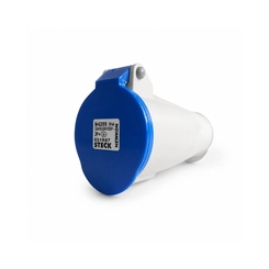 Acoplamento 3P+T 32A  220V 9H  Az  Ip-44     N-4259