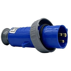 Plugue 2P+T 16A 220V 6H  Az  Ip-67     N-3076W