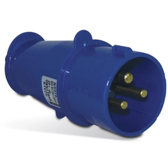 Plugue 2P+T 32A 220V 6H  Az   Ip-44     N-3276