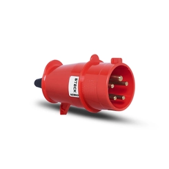 Plugue 3P+T+N 16A 380V 6H  Vm  Ip-44     N-5076