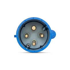 Plugue 3P+T   32A 220V 9H  Az  Ip-44     N-4279