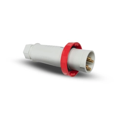 Plugue 3P+T   63A 380V 6H  Vm  Ip-67     N-4576